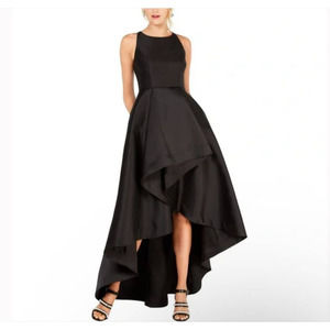 ADRIANNA PAPELL MIKADO High Low Gown size 12 US